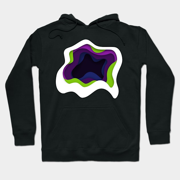 Geometric illusion popart Hoodie by carolsalazar